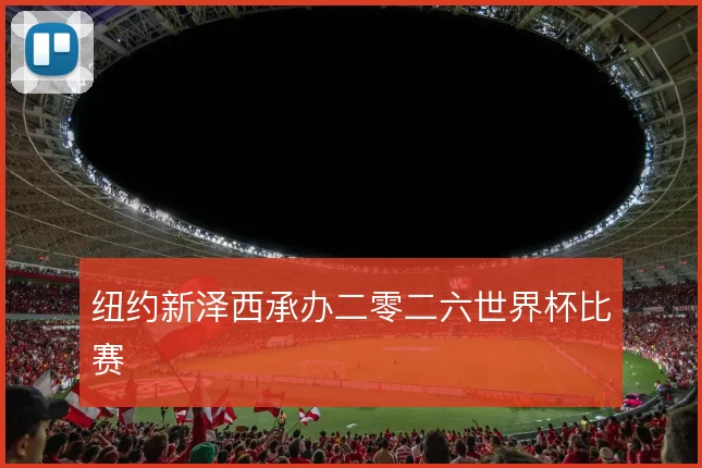 纽约新泽西承办二零二六世界杯比赛